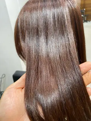 ミディアム カラー 銀座⚜️【脱白髪染め 美髪矯正】トグチのヘアスタイル