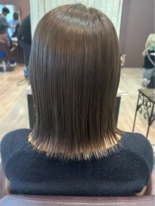 ミディアム ツヤ髪質改善 💜れいな💜のヘアスタイル