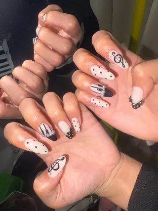ネイル 33nail✴️栄 スミレ❇️Gel-xのネイルデザイン