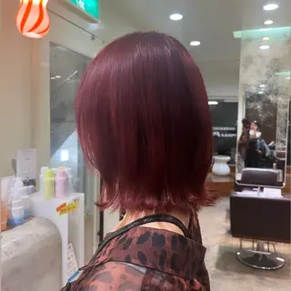 ショート カラー PiED DE POULE POCHE所属・酒井 陽南乃のヘアスタイル