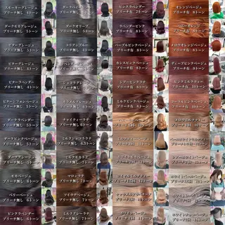 ミディアム カラー ヘアアレンジ YUZA grow HAIR 札幌所属・韓国ヘア指名率 No. 1小堀京介のヘアスタイル