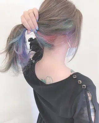 ロング フェアリーテイル所属・吉田 典弘のヘアスタイル