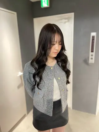 ロング カラー 堀江/韓国風🇰🇷 /艶髪/NENE🫧のヘアスタイル