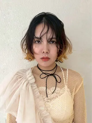 ショート ボブレイヤー/ ブリーチ/miyuuのヘアスタイル
