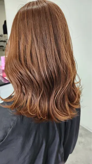 セミロング Yumi/艶髪/ 透明感カラー🤍のヘアスタイル