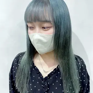 ロング カラー デザインカラー/パー マ🦖外岡咲希🦖のヘアスタイル