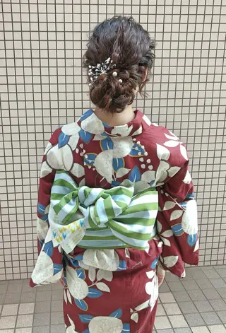 セミロング ヘアアレンジ あんざき みわのその他イメージ