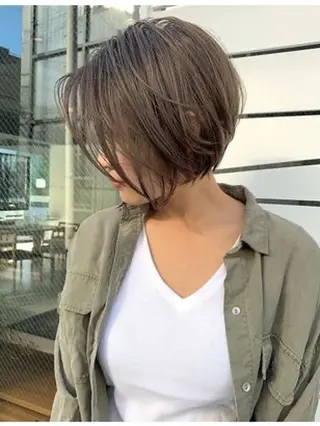 ショート ブリーチなし/透明感 /ショート/大世のヘアスタイル