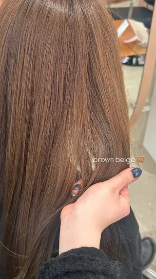 カラー 髪質改善／艶髪／ タカハシ セリナのヘアスタイル