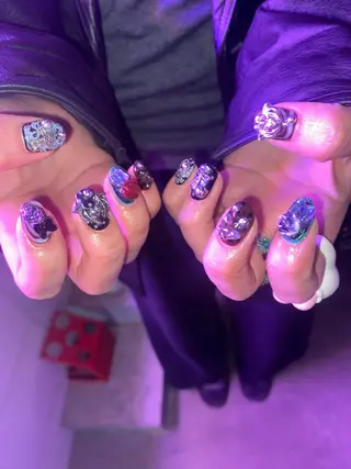 ネイル .unff所属・hana (..)個 性派/メンズネイル◎のネイルデザイン