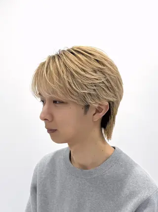 カラー ヘアアレンジ メンズ RAYS ROOTS所属・名古屋メンズヘア/ 水野皓介のヘアスタイル