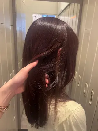 カラー 松本 萌奈のヘアスタイル