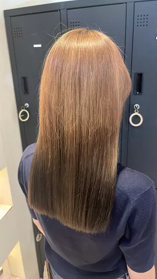 ロング 🐰根本 姫音｜ 淵野辺カラー🤍🫧のヘアスタイル