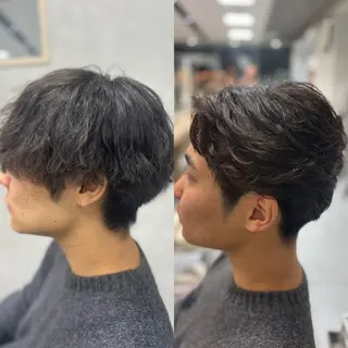メンズ メンズ特化韓国風 パーマスタイル/りんのヘアスタイル