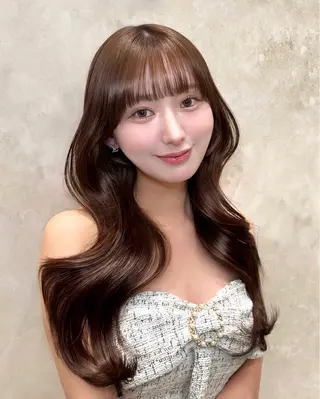 ロング 𝑀𝐼𝐾𝑈🤍 SALOWIN銀座のヘアスタイル