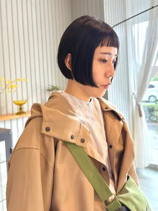 ショート una所属・濱田 香澄のヘアスタイル