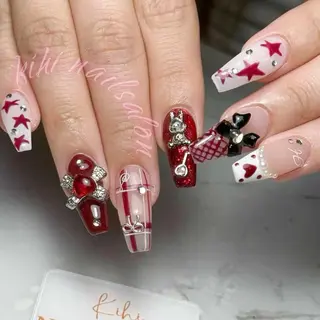 ネイル 💕鈴木ユリ パラジェル/オフ無料のネイルデザイン