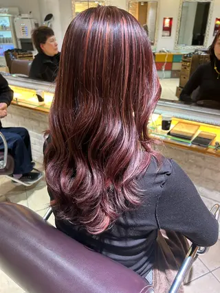 カラー momoha 『モテヘア🍓』のヘアスタイル