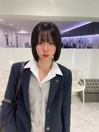 ショート カラー パーマ ヘアアレンジ メンズ 透明感カラー・レイヤ ー🎀amika🎀のヘアスタイル