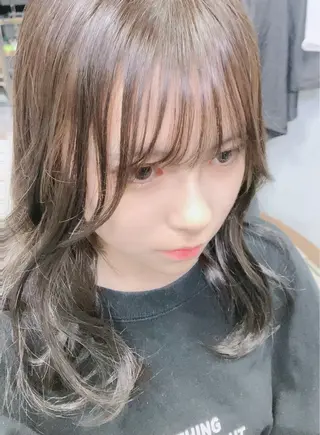 ミディアム ⭐︎asia-s- たなかのヘアスタイル