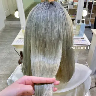 ハイトーンカラー/ 長さだし🐇きょうかのヘアスタイル