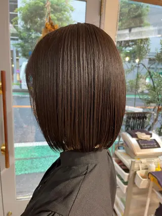 セミロング カラー パーマ 海外レイヤー 🇺🇸/ヒナコのヘアスタイル