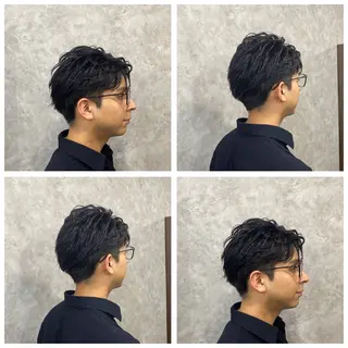 セミロング パーマ メンズ 🔹似合わせ✖️垢抜 け職人/ℕ𝕆ℝ𝕀のヘアスタイル