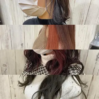 ロング カラー ヘアアレンジ reverie【レヴリー】所属・夜23時まで予約🉑 reverieあきらのヘアスタイル