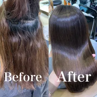 ロング 【くせ毛解消】縮毛 髪質改善✨たくみ✨のヘアスタイル