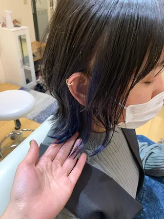 ミディアム カラー 全国1位🥇世界5位 小野田　礼花のヘアスタイル