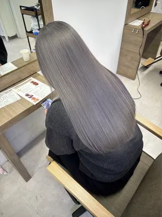 ロング カラー ami所属・髪質改善ストレート/ ブリーチ/Shoyoのヘアスタイル