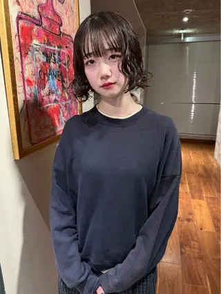 ショート カラー パーマ mai / linoah˚✧のヘアスタイル