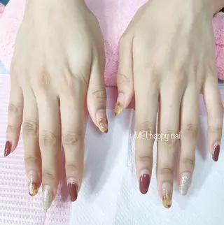 ネイル 北浦和 自爪育成ケアのネイルデザイン