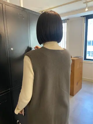 ショート SALT WATER所属・南堀江レイヤーカット MIKU🍒のヘアスタイル