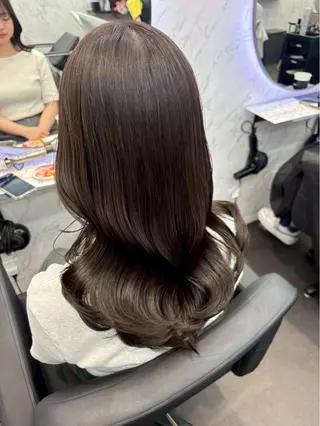 カラー hair salon dot.mooda所属・레온⋆✦ Leon 透明感✨️Colorのヘアスタイル