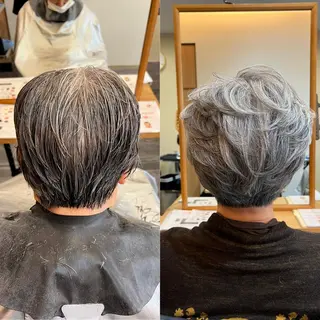 ショート パーマ 美容室bird所属・美容室 LA BEAUのヘアスタイル