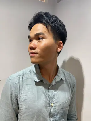 ショート メンズ AID_都立大学所属・林 亮太/ メンズ/メンズパーマのヘアスタイル