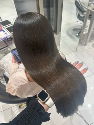 ロング 縮毛矯正/似合わせ ヘア/Hitomi☻のヘアスタイル