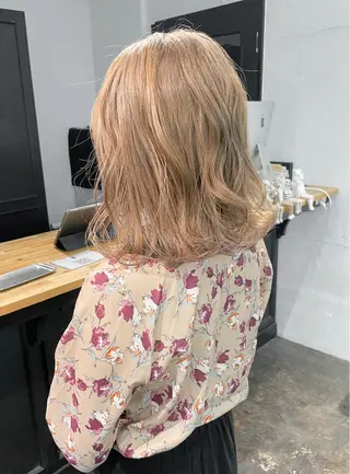 ミディアム カラー メンズパーマ メンズ特化ryoのヘアスタイル