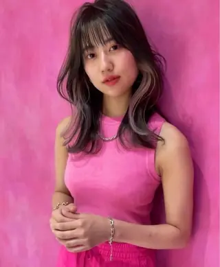 カラー L⭐︎s  kind所属・FEMMEAREA☆ Amiのヘアスタイル