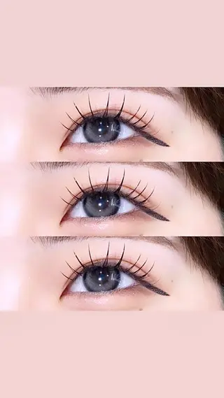 マツエク・マツパ 京都レイヤーカット うえひのヘアスタイル