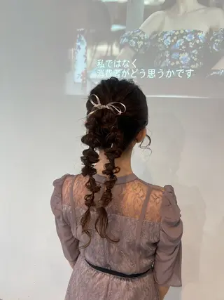 ヘアアレンジ Miku 🇺🇸のヘアスタイル