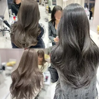 ロング 透明感カラー/似合わ せ前髪/柴田礼空のヘアスタイル