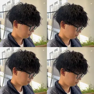 パーマ メンズ メンズモテパーマ💙 fuwaのヘアスタイル