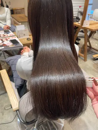 ロング SALOWIN川崎WEST所属・💐【柔らか質感】 縮毛矯正MIKU💐のヘアスタイル