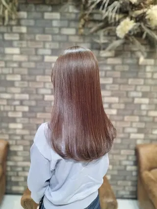 セミロング ヘアアレンジ カラー 艶髪×美髪✨ newi八王子のヘアスタイル