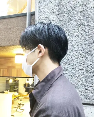 ヘアアレンジ メンズ ainico+所属・メンズ特化✂️栗原 侑也のヘアスタイル