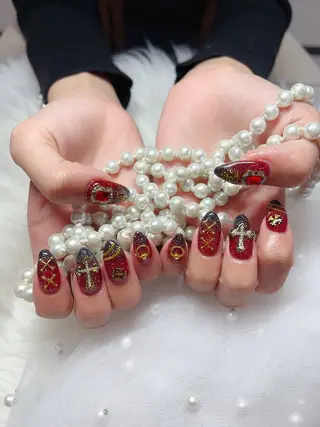 ロング 💜MIYA nail川崎店のネイルデザイン