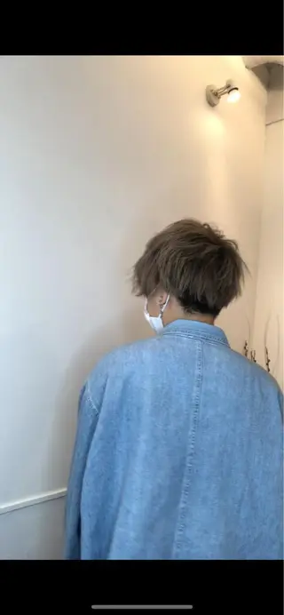 ショート パーマ メンズ MATSURI BASE.AWAJIのヘアスタイル