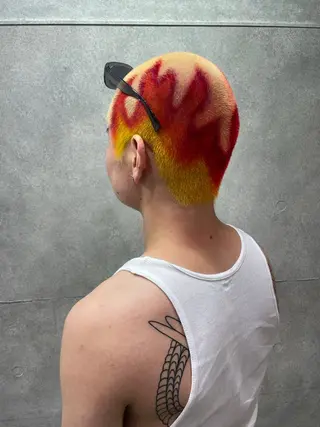 カラー メンズ 韓国レイヤー/透明感 /髪質改善/アジキのヘアスタイル